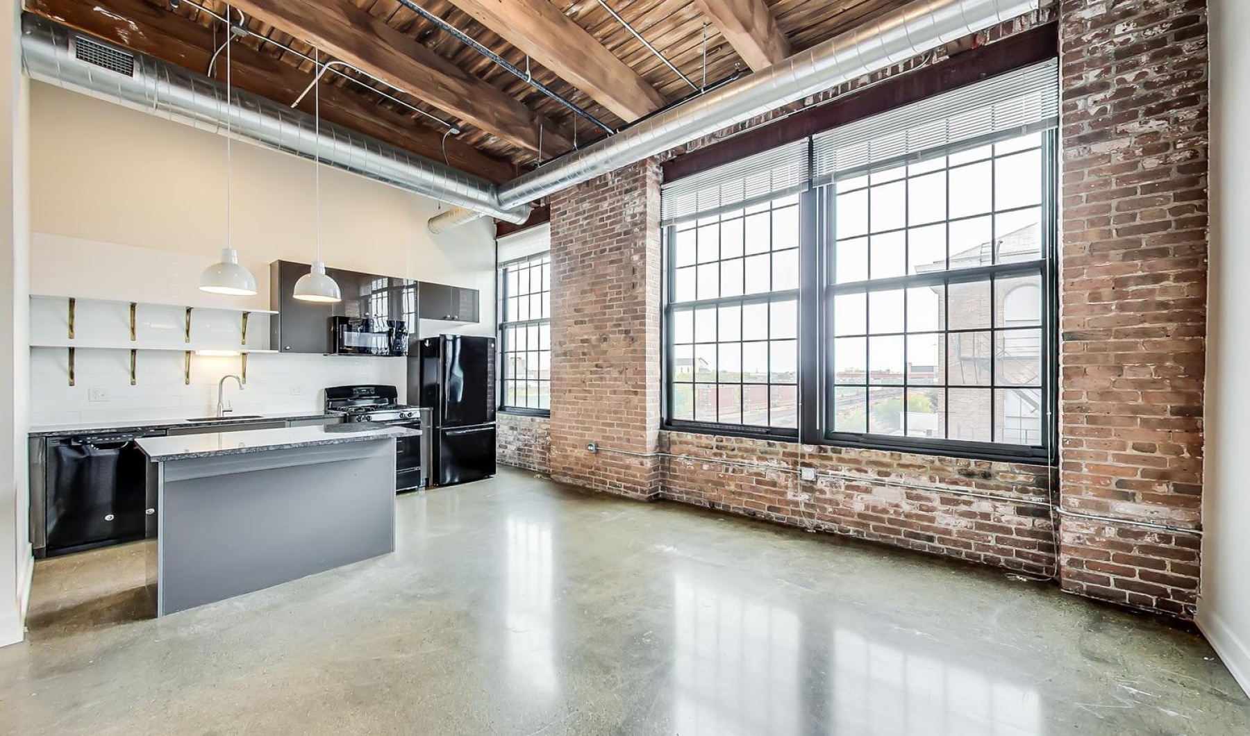 large open living room